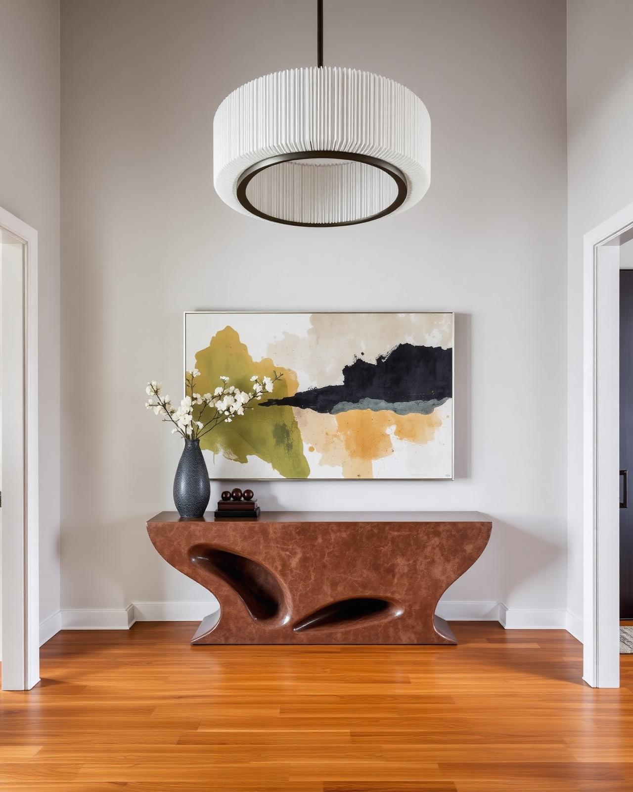 Sculpted entryway
